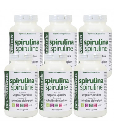 프레리 내츄럴스 유기농 스피루리나(ORGANIC SPIRULINA) 180 Capsules 6병도매가
