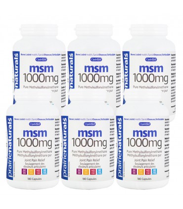 프레리 내츄럴스 Opti MSM 1000mg(옵티엠에스엠) 180캡슐 6병 도매가