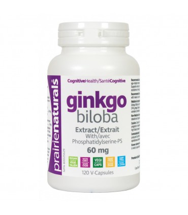 프레리 내츄럴스 Ginkgo Biloba(은행잎추출) 60 mg 120캡슐