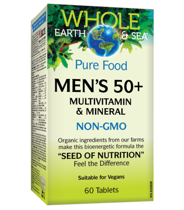 홀얼스엔씨 남성 50+ 멀티비타민 앤 미네랄 60 타블렛