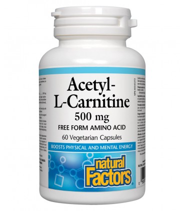 내츄럴 팩터스 아세틸-L-카르니틴 500mg 60캡슐
