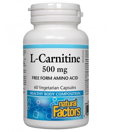내츄럴 팩터스 L-카르니틴 500mg 60캡슐