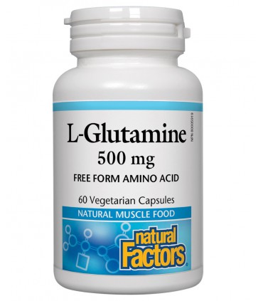 내츄럴 팩터스 L-글루타민 500mg 60캡슐