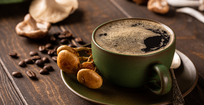 버섯 커피, 마시기만 해도 면역력이 상승하는 비결은?
